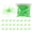 Green, variant on Bombrooster 25-Pack Single Color Sea Urchin Bass Lures, Glitter PET Soft Baits for Drop Shot, Wacky Rig, Ned Rig, Sizes 1.5 / 2.75 / 3.5 / 4 in