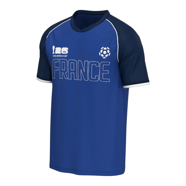 Camiseta raglán de fútbol Outerstuff Francia FIFA 2026 talla M