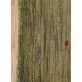 thumbnail image 2 of Rugsotic Carpets Handmade Rugs Hand Knotted Loom Rectangle 5'x8' Green Wool for Indoor Use, 2 of 8