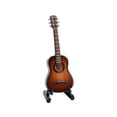 thumbnail image 4 of Guitarra de imitación en miniatura para escritorio, instrumento musical clásico, mini guitarra de madera, decoración artesanal, regalo de graduación, modelo con caja de almacenamiento y estante., 4 of 7