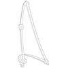 Genuine OE Kia Belt & Retractor - 88810-38501GJ