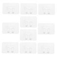 thumbnail image 6 of unbranded  10 Pcs Car Floor Mat Fixing Stickers Double Coil Hook Hooks Pocket Adhesive Poster Transparent, 6 of 8