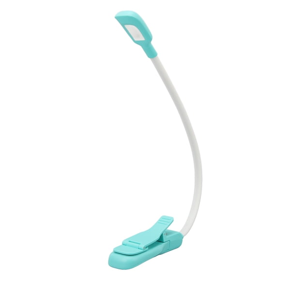 Lámpara de lectura con carga USB, LED, 3 temperaturas de color, atenuación continua, base de abrazadera, luz de lectura