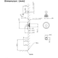thumbnail image 5 of Brushed Nickel  4 Inch Shower Faucet wih Tub Spout Combo (Valve Included)/Matte Blcak/ Chrome, 5 of 8
