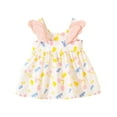 thumbnail image 4 of THDHVS Summer Dresses for Kids,Girls Casual Dresses,Toddler Girl Dresses Infant Sleeveless Summer Tank Dress Sundress Pink 12-18 Months, 4 of 4