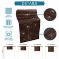 thumbnail image 6 of Brown Table Runner 72 Inches, Spring Flora Bed Runner Dresser Scarves Tabletop for Indoor Outdoor Parties/Ceremony/Banquet, 18" x 72", 6 of 8