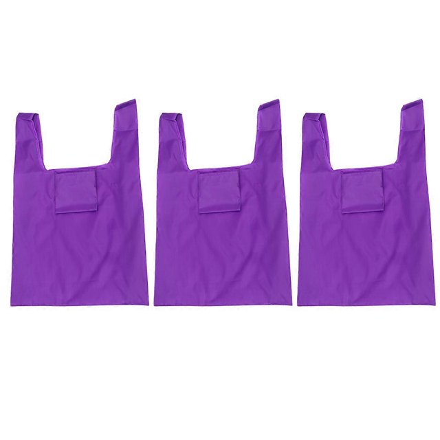 Shopping Bag Large Capacity Foldable Storage Pouch 3Pcs Set