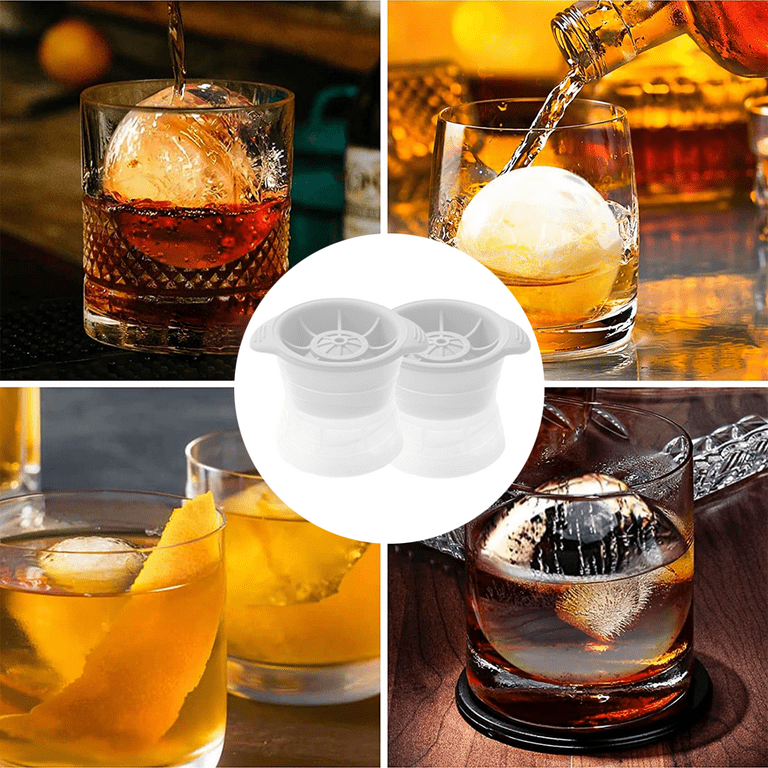 Ice Molds, Stackable Ice Molds, Whiskey Ice Ball Molds 