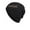 Black, variant on Mwjwdo Unisex Cuffed Knit Beanie Gradient Tip Large Pom 3D Cable Soft Fabric for Market Strolls Red