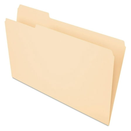 File Folders Legal Size Manila - 753 Straight Cut Top Tab Folders, 100 Pack - Office Filing Folders for Documents, Home Organization, School Supplies