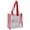 Red, variant on Stadium Approved Clear Tote Bags 12 x 12 x 6 Inch Large Clear Plastic Tote Bag with Handles for Work Sports