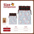 thumbnail image 3 of Rocae Summer Cute Unicorns Print Christmas Drawstring Linen Gift Bag with Drawstrings Treat Bag Goody Present Bags for Christmas Party Favor, 3 of 8