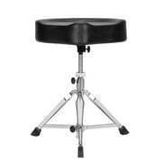Glarry Swivel Liftable Oversized Saddle Throne Super Thick Sponge Overweight 180Kg Drum Stool