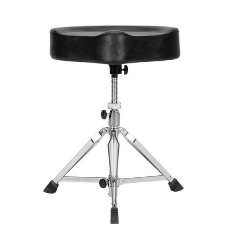 Glarry Swivel Liftable Oversized Saddle Throne Super Thick Sponge Overweight 180Kg Drum Stool