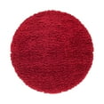 thumbnail image 3 of Unique Loom Infinity Shag Collection Area Rug - Jinko (4' 1" Round Merlot), 3 of 7