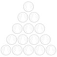 thumbnail image 1 of OULII 50Pcs Plastic Keyhole Mounting Brackets for Picture Frame Hanging Suitable for Home Decor, 1 of 8