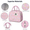 thumbnail image 4 of Lunch Bag Lunch Box for Women Reusable Insulated Lunch Bags,Water-Resistant Pink Avocado Food Cooler Lunch Tote Bag, Large Capacity for Work Travel Picnic, 4 of 6