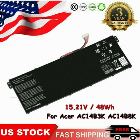 48Wh AC14B8K Battery for Acer Chromebook C910 CB5-311 CB3-531 CB5-571 AC14B3K
