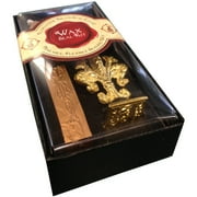 JAM Letter F Wax Seal Set, 1/Pack, Brass Stamp & Gold Wax Stick