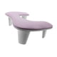 thumbnail image 4 of Reposabrazos para uñas, almohada para manos para manicura, cojín para reposamanos para manicurista rosa, 4 of 9