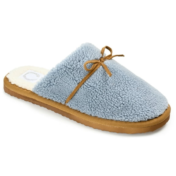 Journee Womens Melodie Slip On Mules Round Toe Slippers