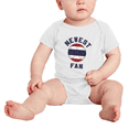 thumbnail image 2 of Newest Thailand National Soccer Team Fan Cute Baby Jumpsuits Newborn Clothes (White, 3-6 Months), 2 of 5