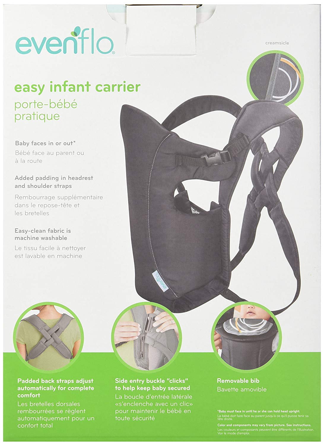 evenflo infant soft carrier