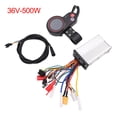 thumbnail image 1 of MYG for Electric Scooter Controller 500W 36V with LCD Display for Kugoo E-Scooter, Brushless Motor Controller TF-100 Meter, Aluminum Alloy Modification Part for 10 Inch Scooter, 1 of 10