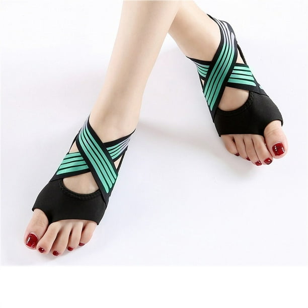 Gaiam Yoga Socks - Toeless Grippy Non Slip Sticky Grip Accessories for  Women