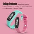 thumbnail image 4 of Pedometer Watch,Pedometer for Walking Steps And Miles,Silicone Fitness Tracker Watch,Smart Watch Run Step Watch Bracelet Pedometer Calorie Counter Digital(Pink 2*0.7in)from ANMUYUM, 4 of 10