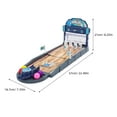 thumbnail image 2 of SHOWERORO 1 Set of Mini Bowling Board Game Multi ABS Interactive Play for Indoor Fun, 2 of 5