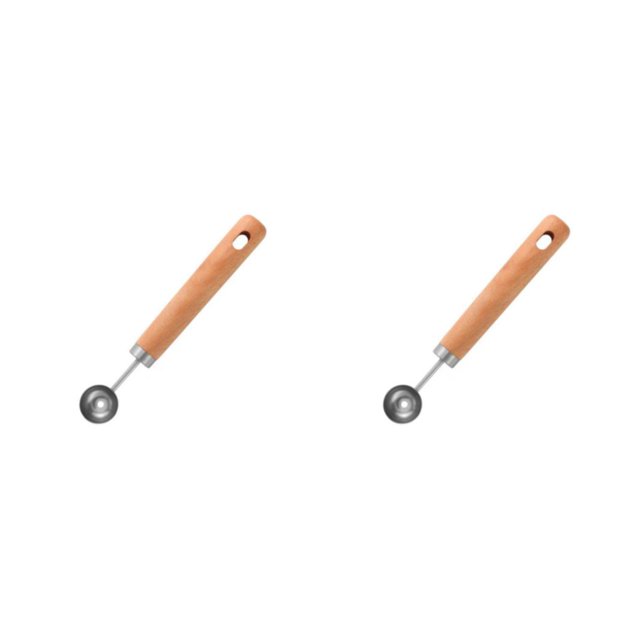 Cateissary Rebanadora de sandía de acero inoxidable Mango de portátil Espejo Pulido Lavable Hogar Cuchara de melón Accesorios Tipo 2 Tipo 2 2Conjunto