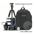 thumbnail image 6 of TARION Camera Bag Professional Camera Backpack Case with Laptop Compartment Waterproof Rain Cover for DSLR SLR Mirrorless Camera Lens Tripod Photography Backpack for Women Men Photographer Black TB-S, 6 of 7