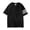 A-Black1027, variant on Bibifish Mens T-Shirts Four Stripes On Single Sleeve Tee Tops Crew Neck Loose Short Sleeve Tshirts