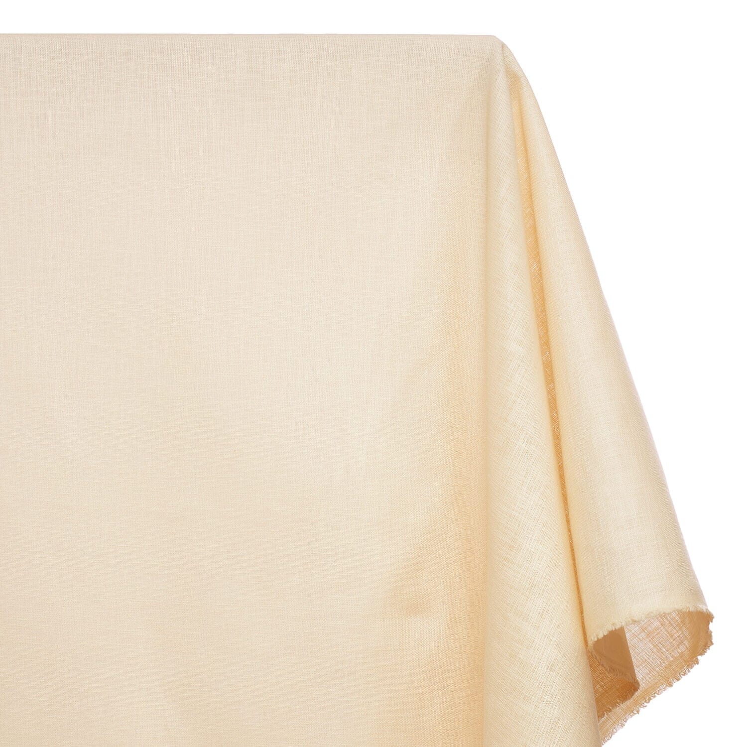 Mansa (4.1 oz) 100% Hypoallergenic Cotton Woven Linen Look 55/56" Fabric By The Yard - Beige, 10 Yards