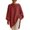 Wine, variant on Vivianyo HD Women's Crew Neck Oversized Knit Tunic Sweater, Batwing Long Sleeve Loose Fit Pullover For Women, Fall Winter Longline Top for Brunch Meetings and City Walks, Size S-3XL