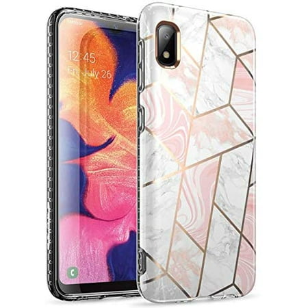 Galaxy A10E case, Poetic Stylish Slim Fit Clear Bumper Soft TPU Full-Body Protective Phone Case