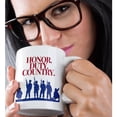thumbnail image 2 of 3drose, Honor.duty.country, 11oz Mug, 2 of 6