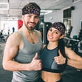 thumbnail image 6 of Rocae Colorful Mushrooms in Doodle Style for Elastic Exercise Headband for Men and Women Moisture Wicking Athletic Sweatbands Summer Accessories Elastic Bands, 6 of 9