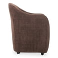 thumbnail image 3 of Moe's Home Collection DRAVA Fabric Dining Chair in Brown, 3 of 8
