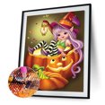 thumbnail image 1 of Cuadros Decorativos Halloween Little Devil 5D DIY Diamond Painting Kits Full Square Drill Decoración de pared Ehuebsd embutido en tela, 1 of 1