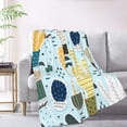 thumbnail image 2 of XMXT Flannel Throw Blanket, Cactus Decorative Print Throw Blankets for Bed Couch Living Room, 50 x 70 inches, 2 of 9