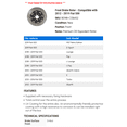 thumbnail image 2 of Front Brake Rotor - Compatible with 2012 - 2019 Fiat 500 2013 2014 2015 2016 2017 2018, 2 of 2