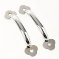 thumbnail image 2 of facefd 8Pcs Antique Alloy Door Cabinet Cupboard Handle Knob Wardrobe Drawer Pull Handle Set Chrome, 2 of 9