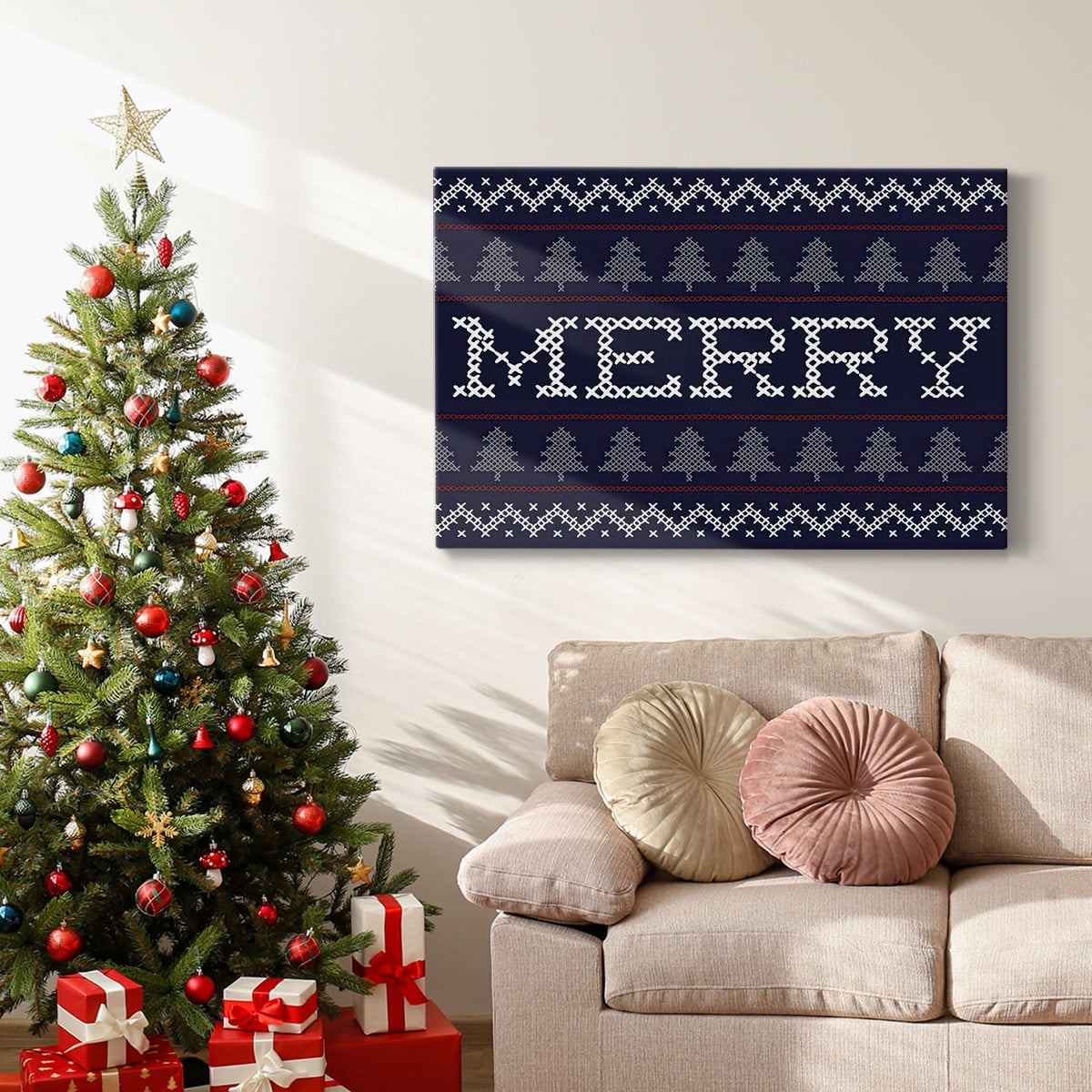 Merry Sweater- Gallery Wrapped Canvas