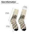 thumbnail image 2 of Goofa Vineyard Landscape Pattern Children's Crew Socks, Kids' Daily Wear and Sports Socks, Breathable Socks, Sports Socks, Moisture-Wicking Socks for Children, 2 of 6