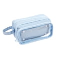 thumbnail image 2 of Clearance Back to School Pencil Case - Large Pencil Pouch Organizer, Cute Pencil Box, School Supplies for Kids, Great for Colored Pencils, Highlighters, and Pens,Blue, 2 of 4