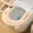 Yellow, variant on EVA Toilet Seat Cushion Waterproof Soft Thick Washable Universal Fit for U V O Shape with Handle Non-Slip Bathroom Seat Pad
