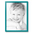 thumbnail image 2 of ArtToFrames 17" x 23" Aqua Picture Frame, 17x23 inch Green Wood Poster Frame (WOM-4428), 2 of 8