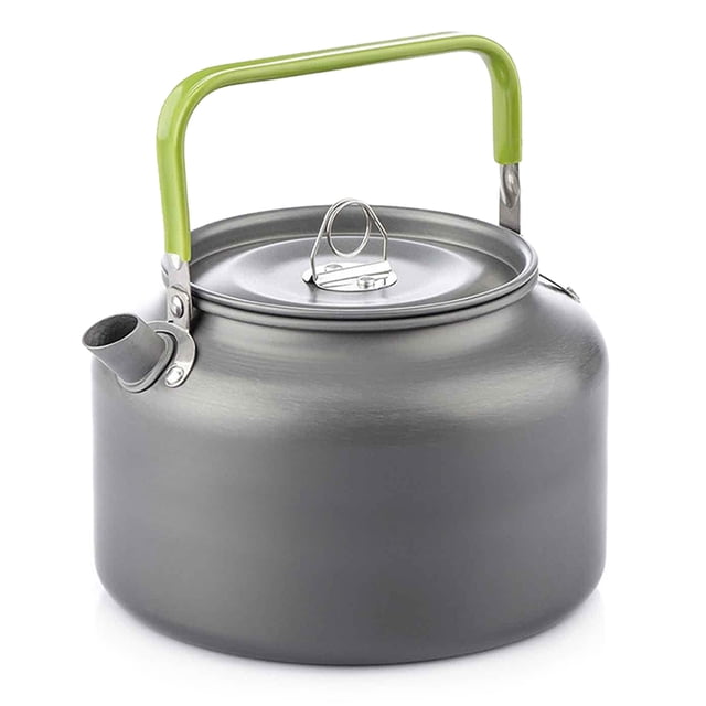 0.8L1.2L1.6L Outdoor Camping Kettle Aluminum Tea Kettle Coffee Pot with Carry Bag